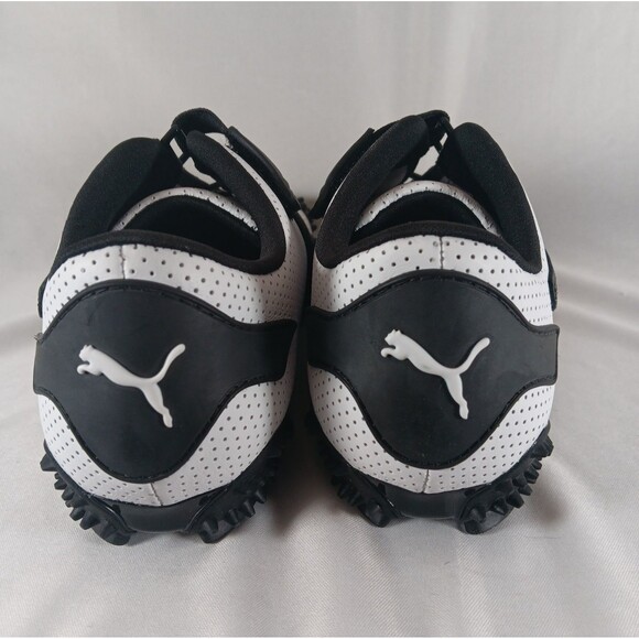 PUMA Mostro Perforated Leather Sneakers Men’s 9 White Black (397331-01) Athletic main image 6
